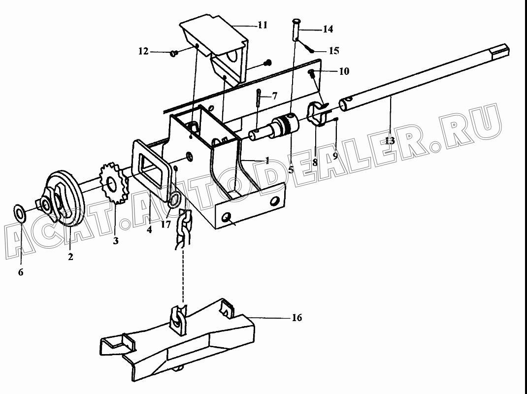 Крепежное кольцо 3105066-4E для FAW CA3252