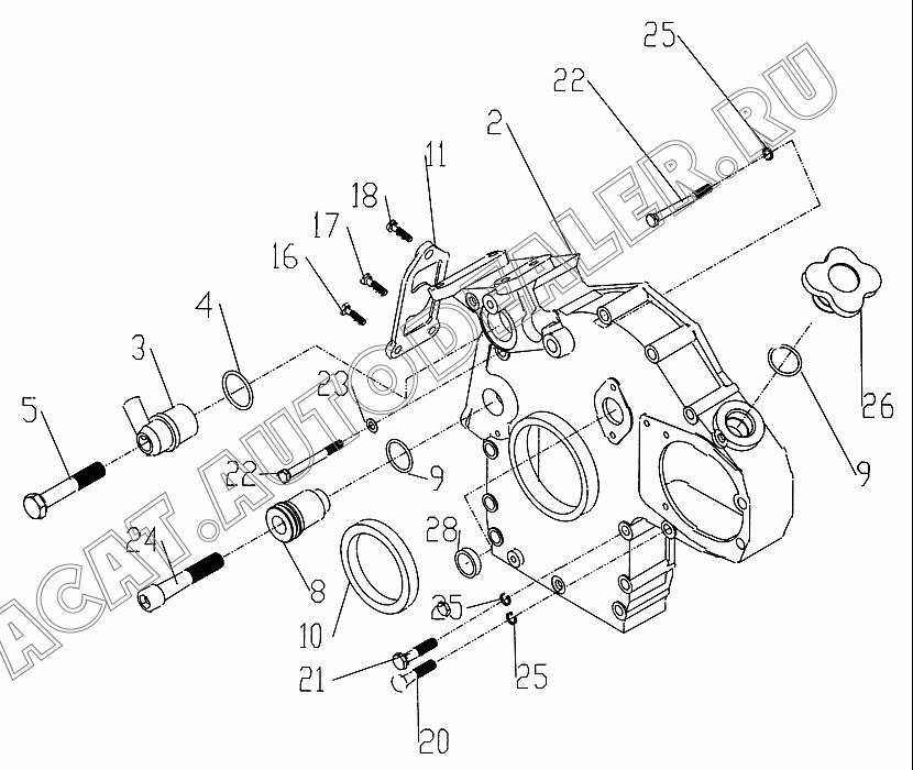 Корпус/гильза 12158431 для Deutz 226B