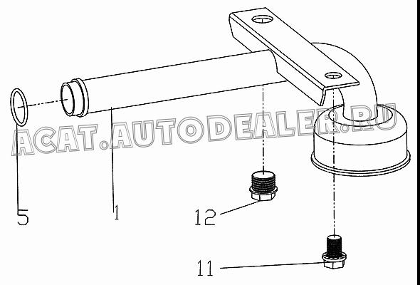 Резьбовая пробка M16х1,5-ST DIN910 01151453 для Deutz 226B
