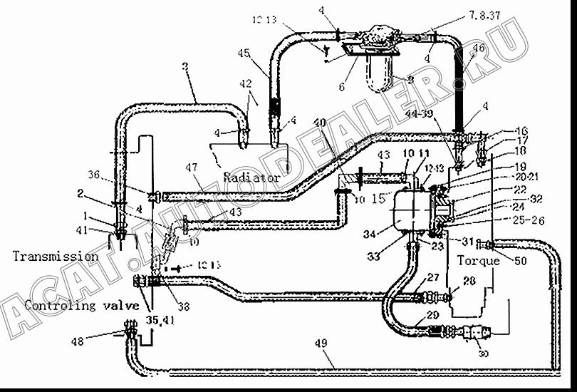 Резисторная труба низкого давления (D=30х200) W63605006043 для Xiamen XZ636
