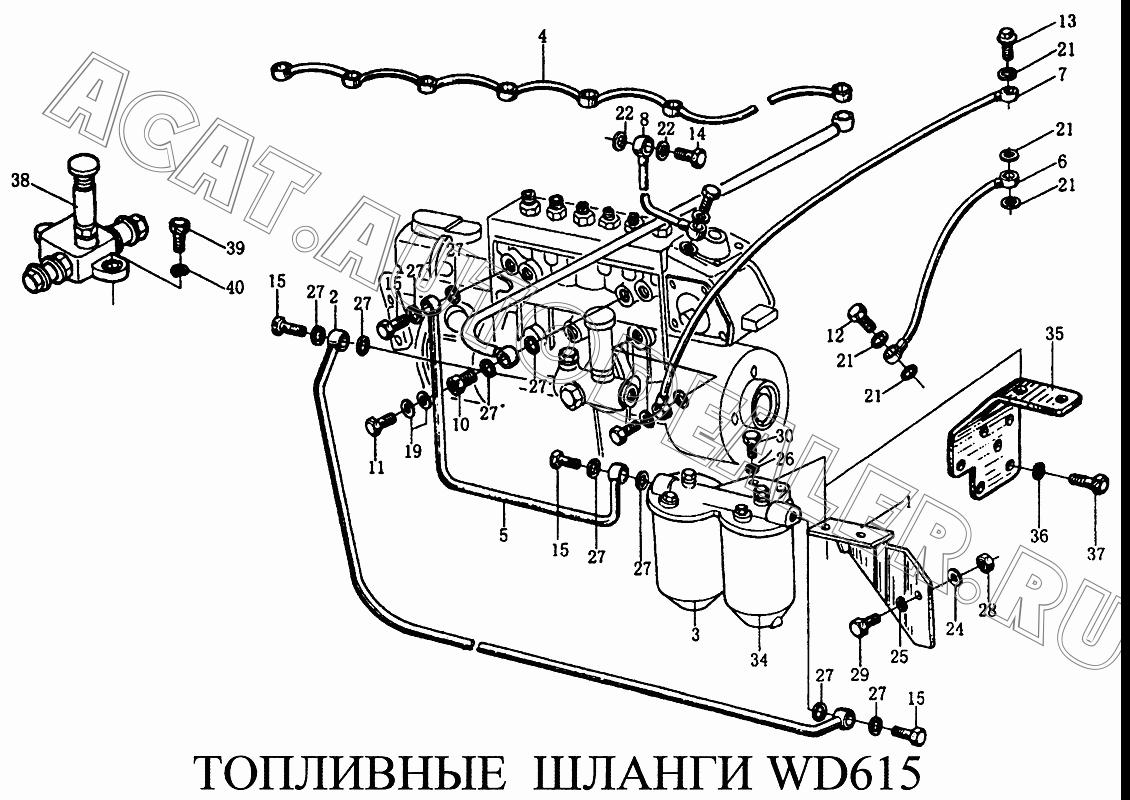 Топливный фильтр VG14080295А для CNHTC Sinotruk Howo