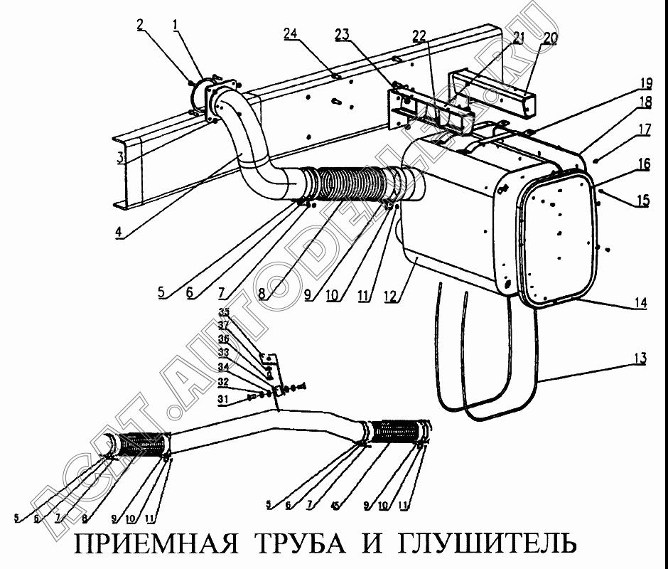 Прокладка AZ9719540019 для CNHTC Sinotruk Howo