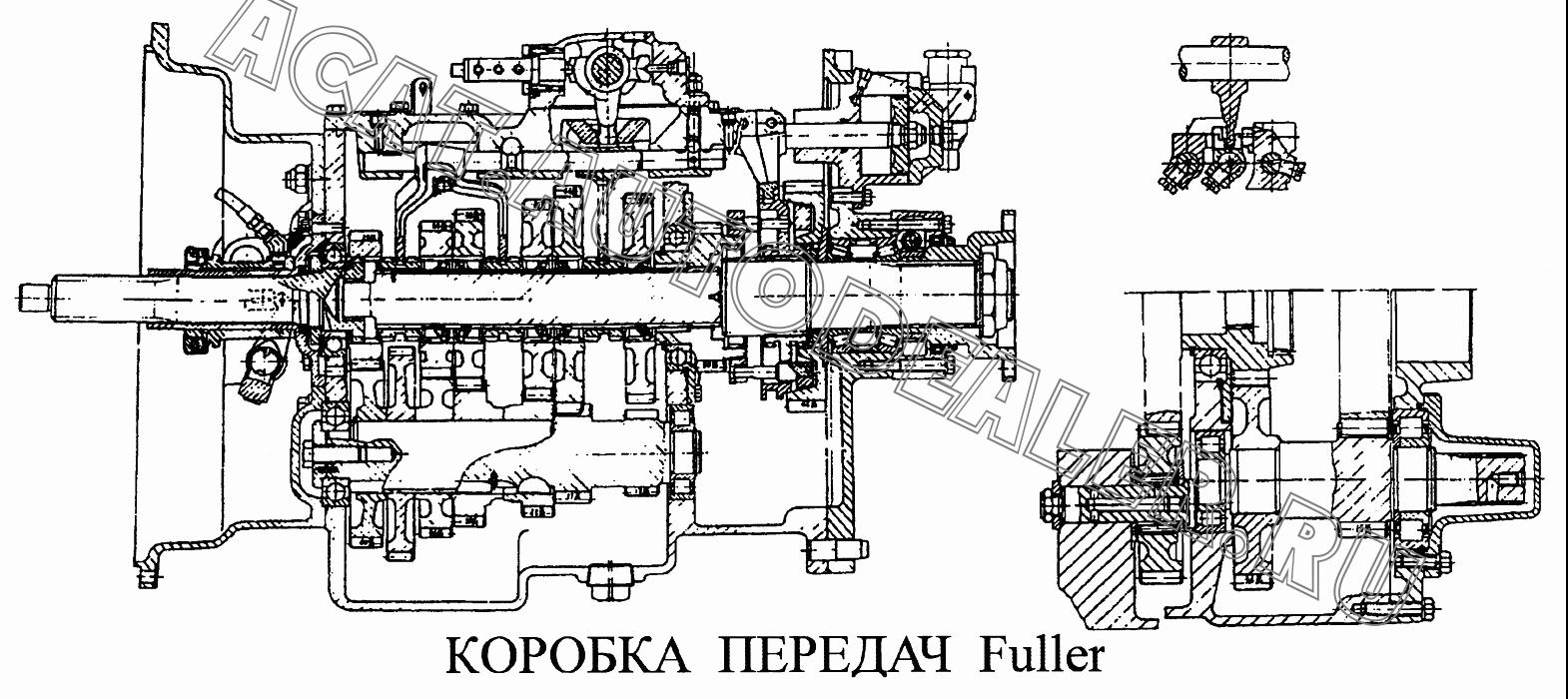 9-ступенчатая КПП в сборе (9C) RT-11509С для CNHTC Sinotruk Howo
