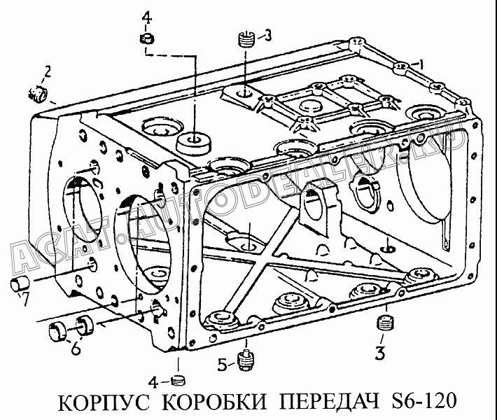 Картер 1268301024 для CNHTC Sinotruk Howo