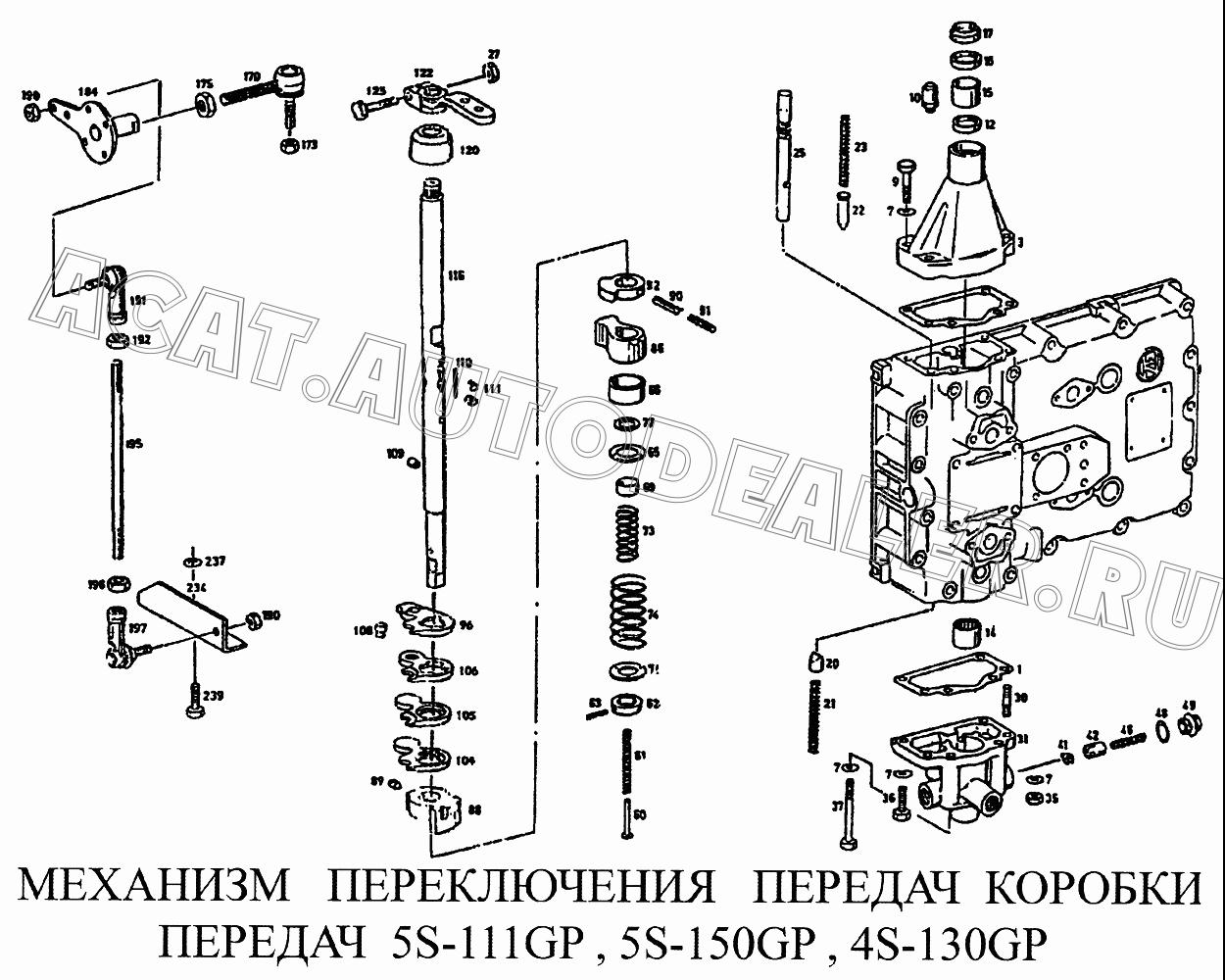 Серьга переключения пониж заднего хода 1272307374 для CNHTC Sinotruk Howo