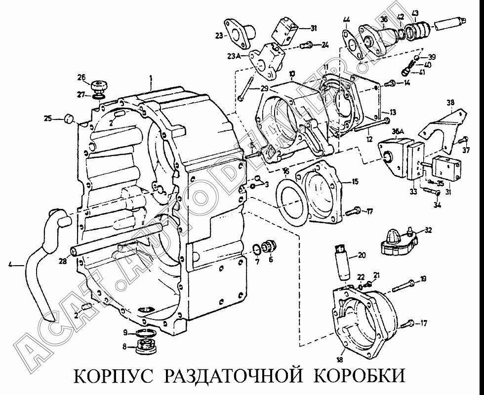 Картер раздаточной коробки 199114250110 для CNHTC Sinotruk Howo