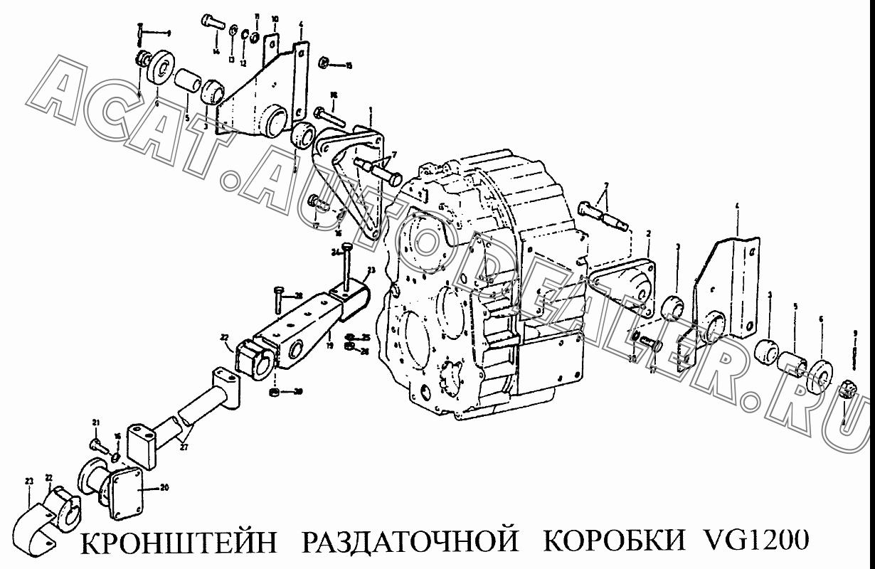Кронштейн правый 199000260001 для CNHTC Sinotruk Howo