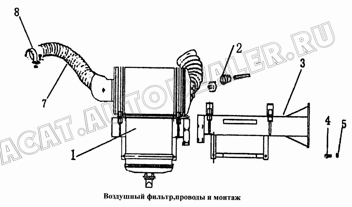 Воздушный фильтр в сборе NZ9525190070 для CNHTC Sinotruk Hania