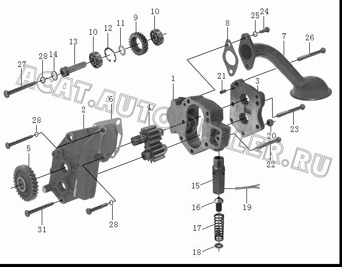 Передняя крышка VG1500070029 для CNHTC Sinotruk Hania