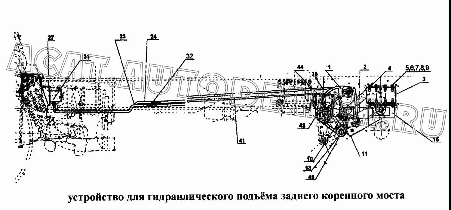 Вал в сборе AZ9725730110 для CNHTC Sinotruk Hania