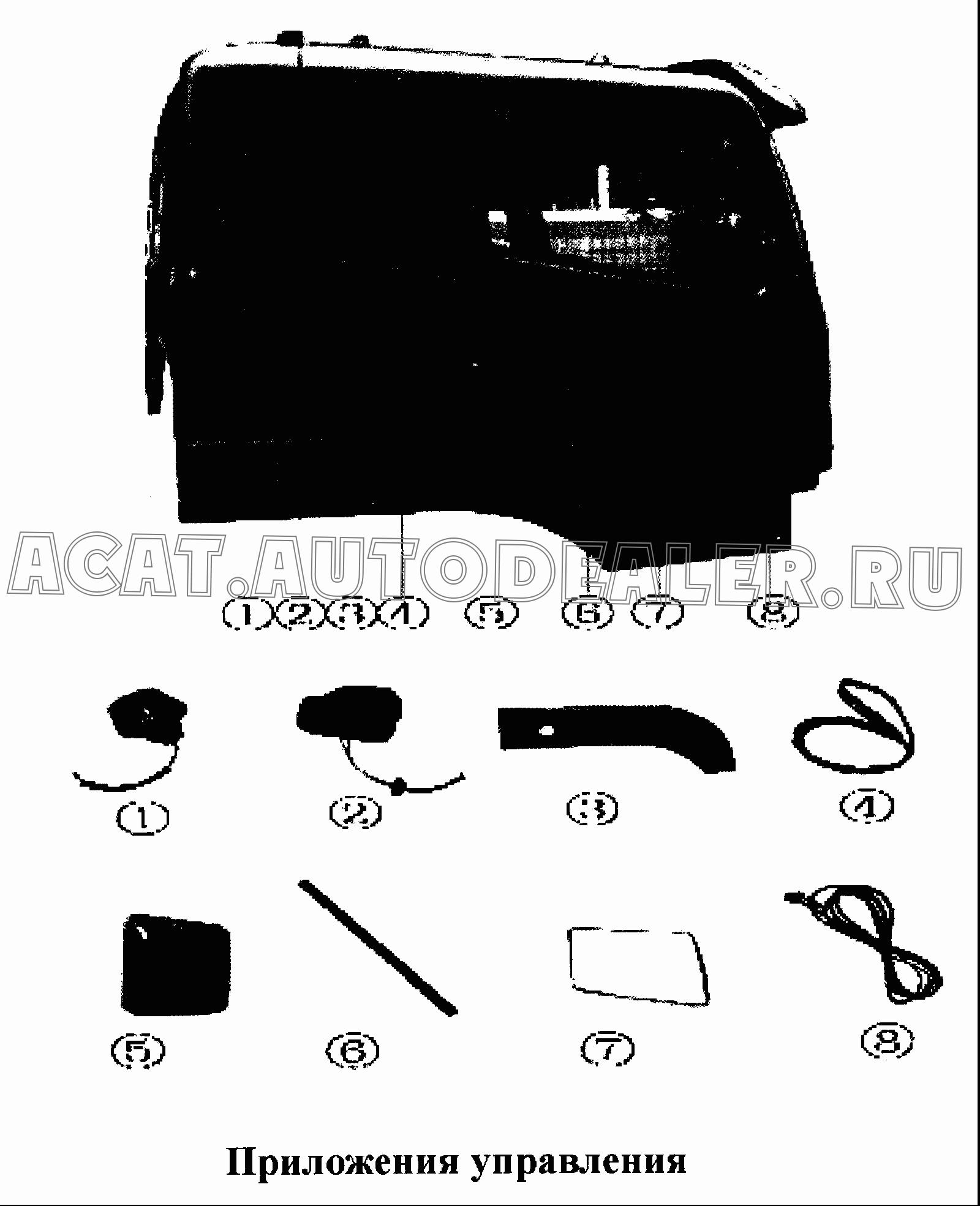 Правый блок обвайзера NZ1651230040 для CNHTC Sinotruk Hania