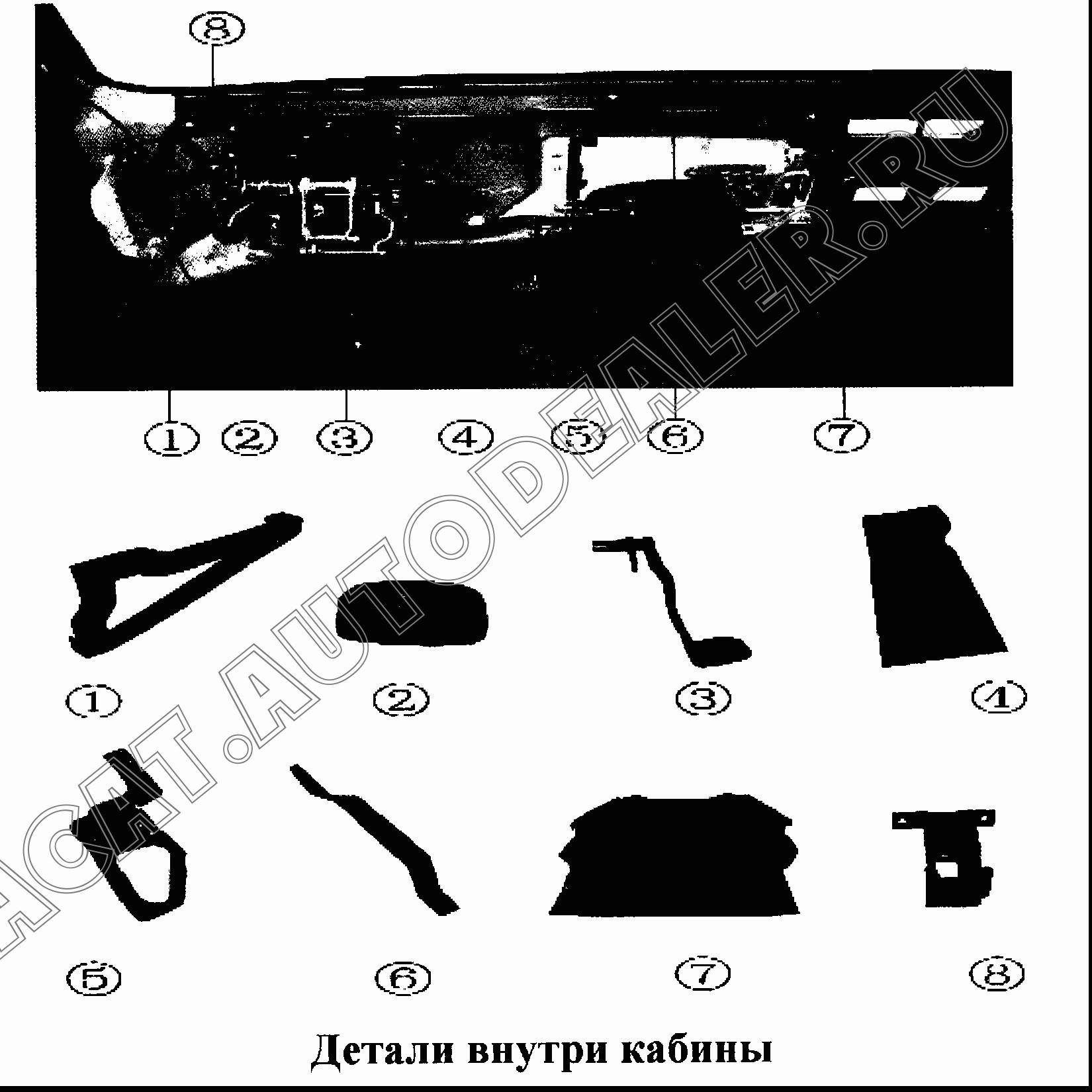 Рычаг педали тормоза N2Z9525470115 для CNHTC Sinotruk Hania