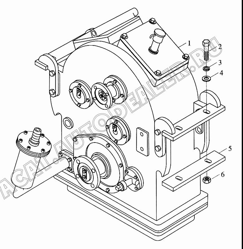 Прокладка резиновая 9D00-232000 для Foton FL936F