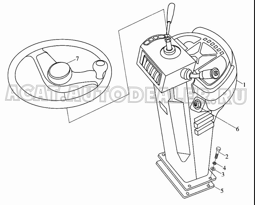 Приборная колонка 9D620-6601000 для Foton FL936F
