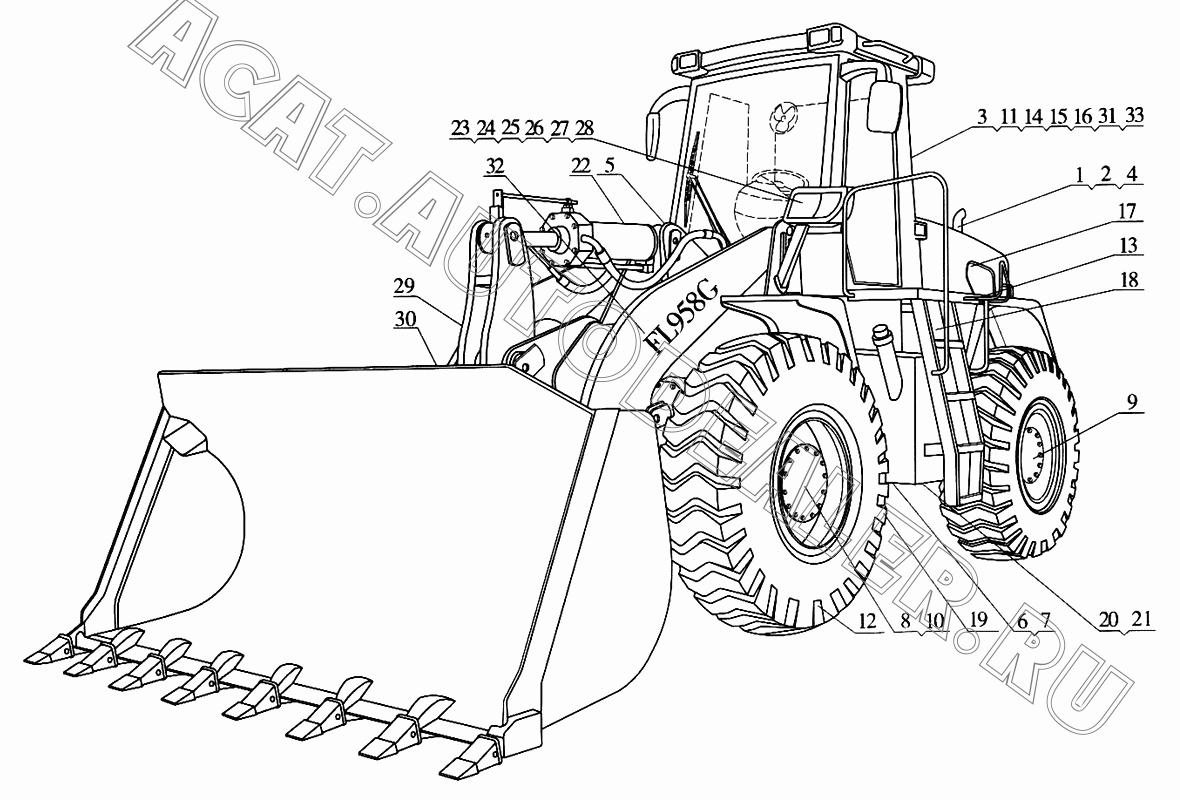 Управление 9F20-830000 для Foton FL958G