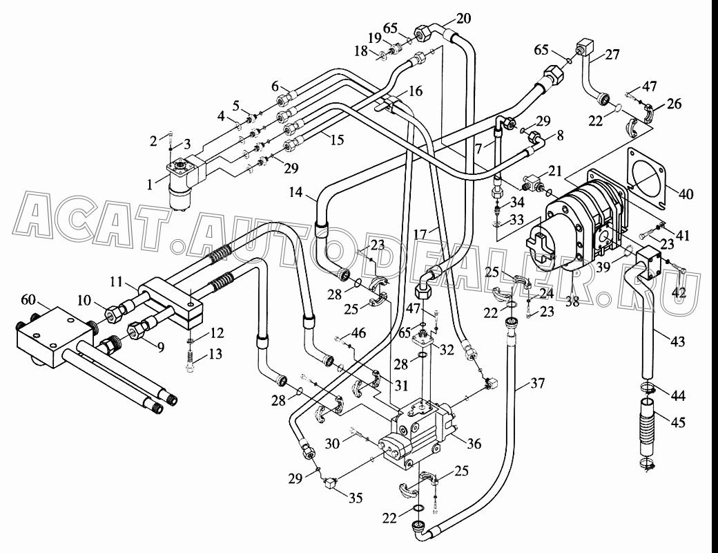 Фланец 9F20-590002 для Foton FL958G