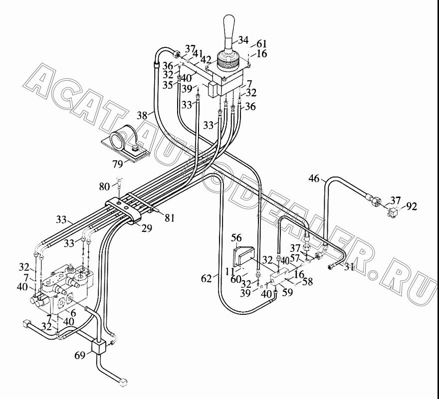 Шланг 9F20-5932OO для Foton FL958G
