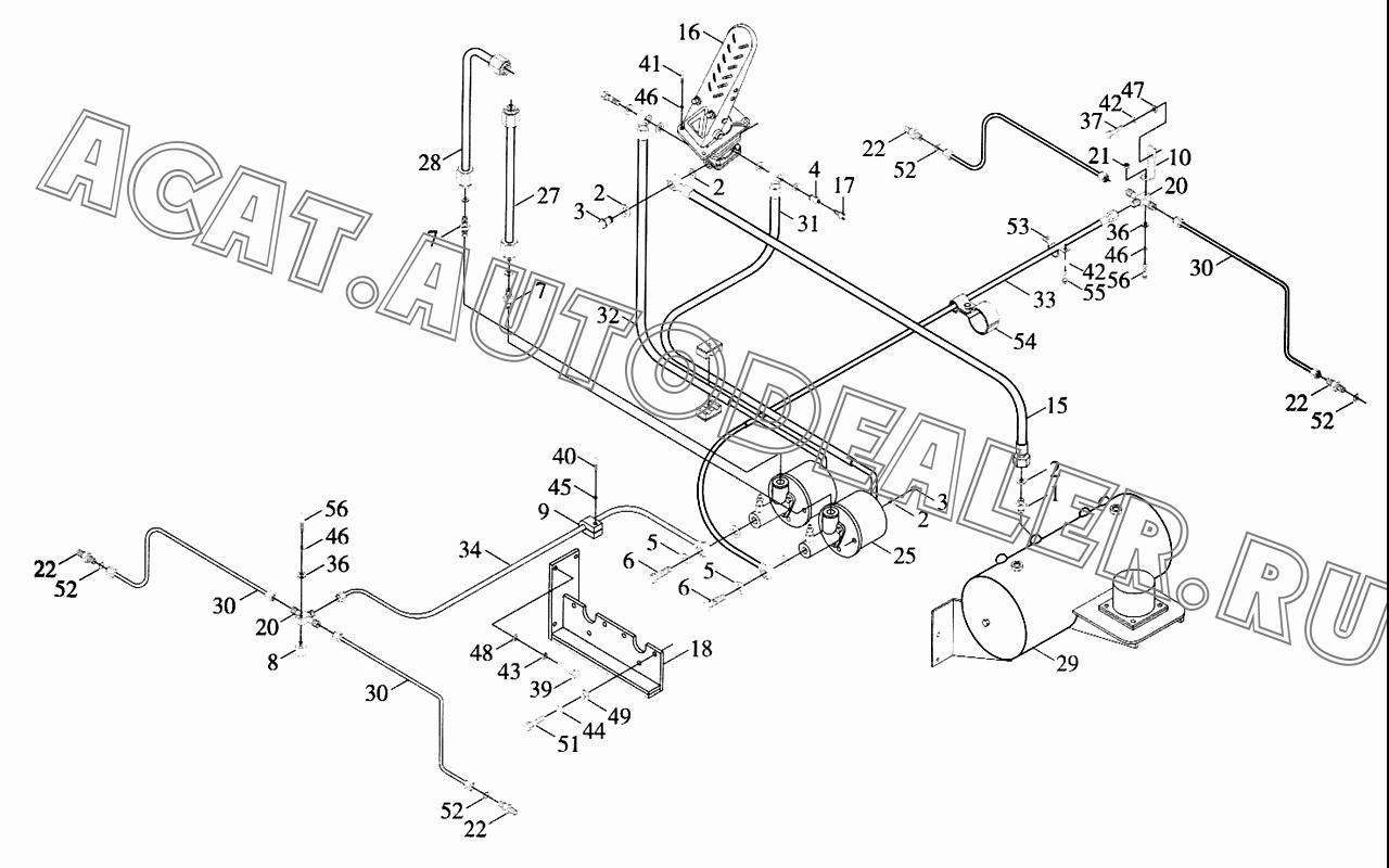 Труба 1 9F29-280300 для Foton FL958G