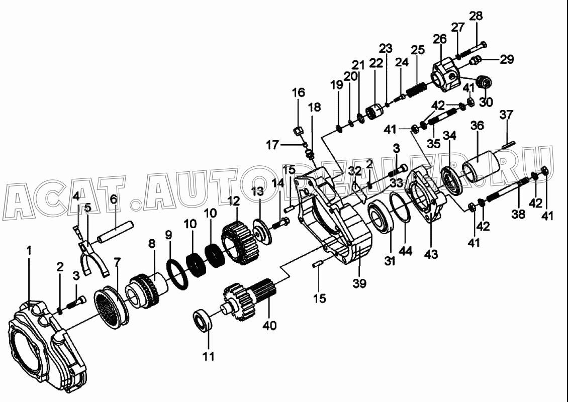 Простая плоская клавиша с круглой головкой 10x40 (GB1096-2003) для FAW CA3252