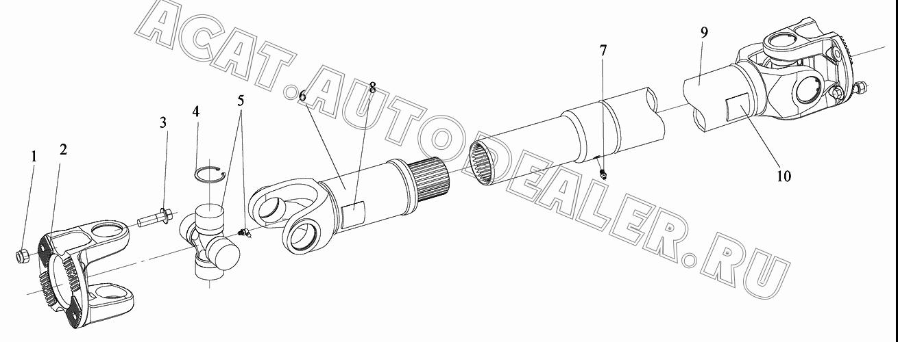 Защитное кольцо 2205043В377 для FAW CA3312