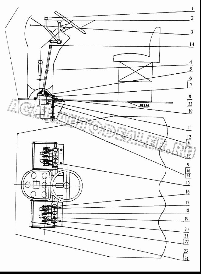 Рычаг управления PY170G.9-9 для XCMG GR165