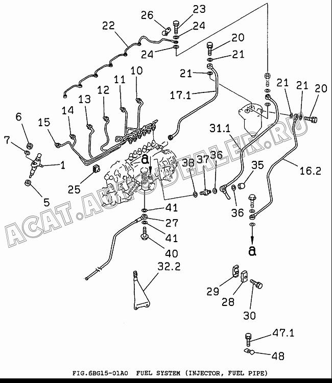 INJECTOR ASS'Y 1-15300-331-0 для Isuzu 6BG1
