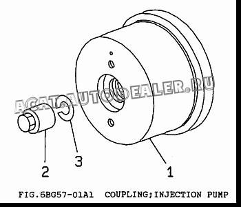 COUPLING 1-15781-040-0 для Isuzu 6BG1