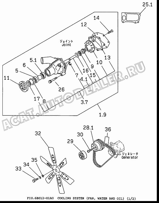 BEARING BALL, FRONT 5-09800-051-0 для Isuzu 6BG1