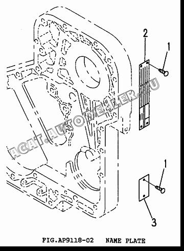PLATE, NAME CU3931342 для Cummins 6CT 8.3