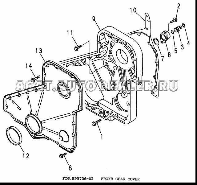 HOUSING CU3919683 для Cummins 6CT 8.3