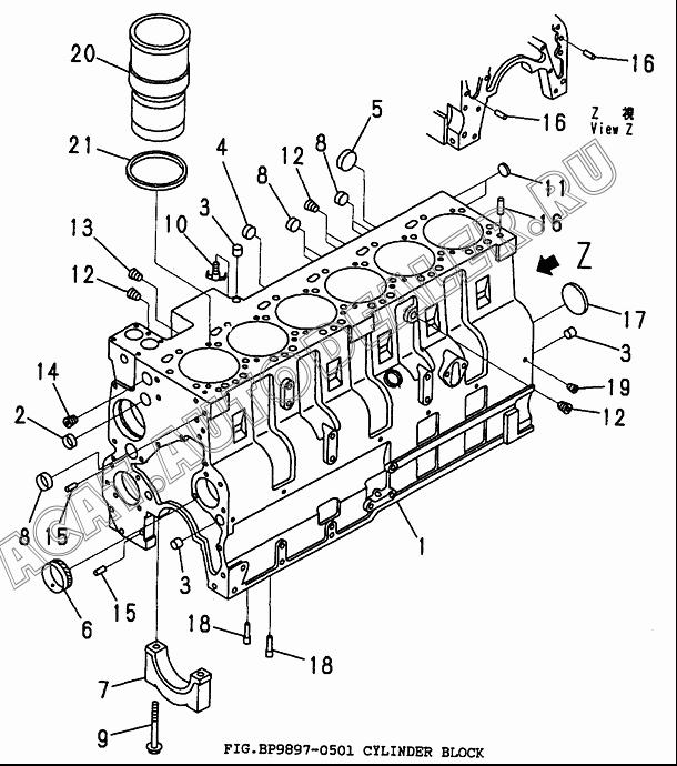 NOZZLE CU392B031 для Cummins 6CT 8.3