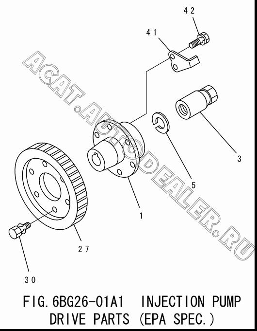 COUPLING 8-97117-776-0 для Isuzu 6BG1-1-T