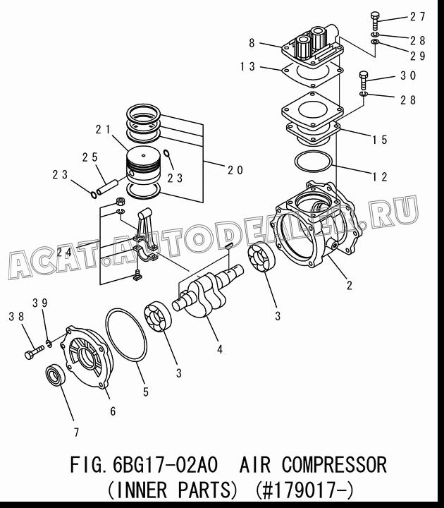 PIN 9-19167-006-0 для Isuzu 6BG1-1-T