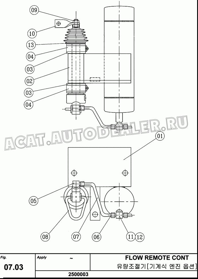 BKT, CYL & AIR TANK 2550001 для Hanwoo HCP40.15X