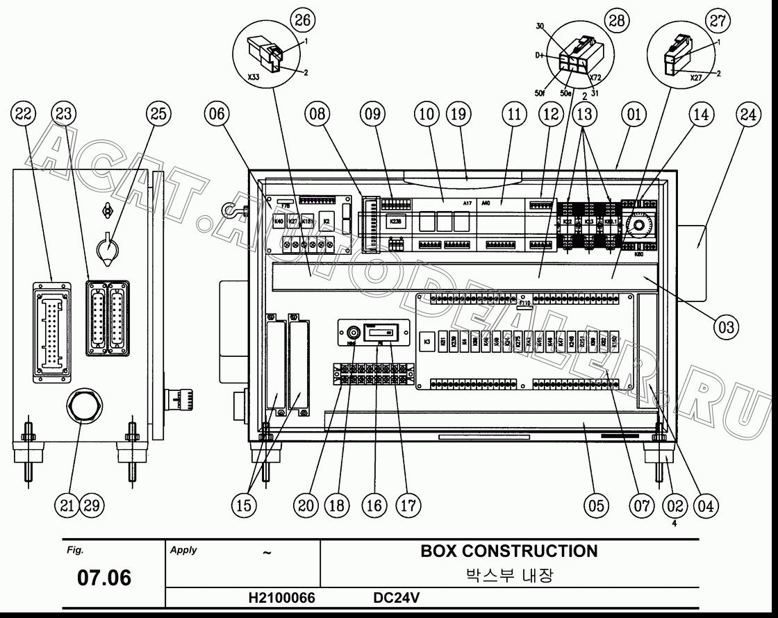 CONNECTOR 24030020.70 для Hanwoo HCP40.15X