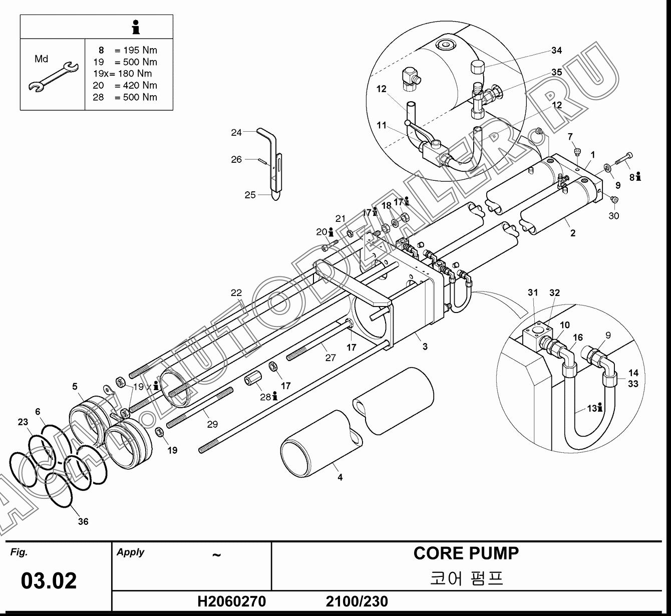 COCK, BALL KHS15L 186-00010 для Hanwoo HCP40.15X