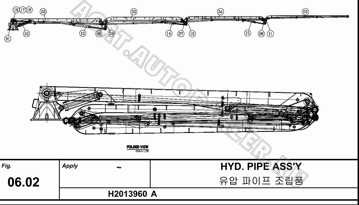 COLUMN ASS'Y H2013561 для Hanwoo HCP40.15X