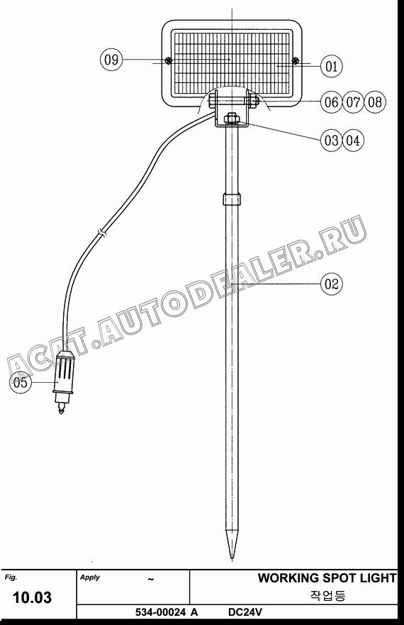 SUPPORT 534-00025-02 для Hanwoo HCP40.15X