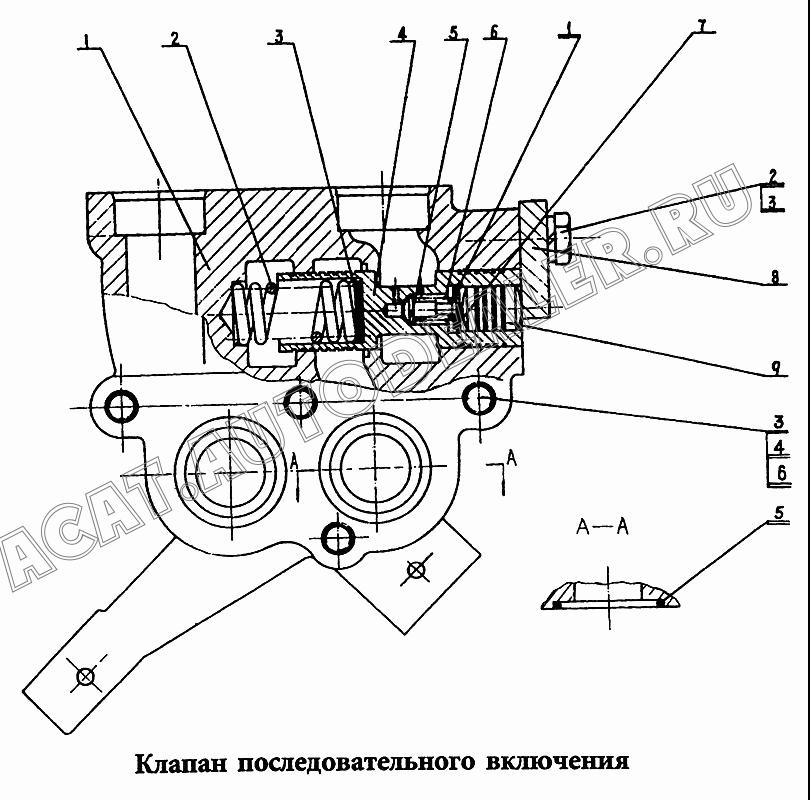 Корпус клапана последовательного включения 0T12193 для HBXG SD7