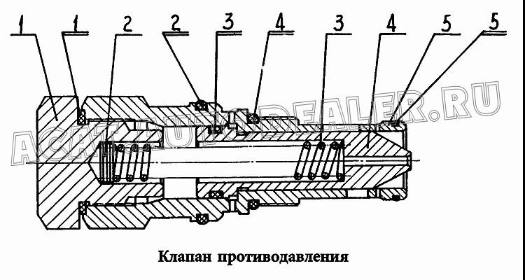 Втулка клапана противодавления 0T13040 для HBXG SD7