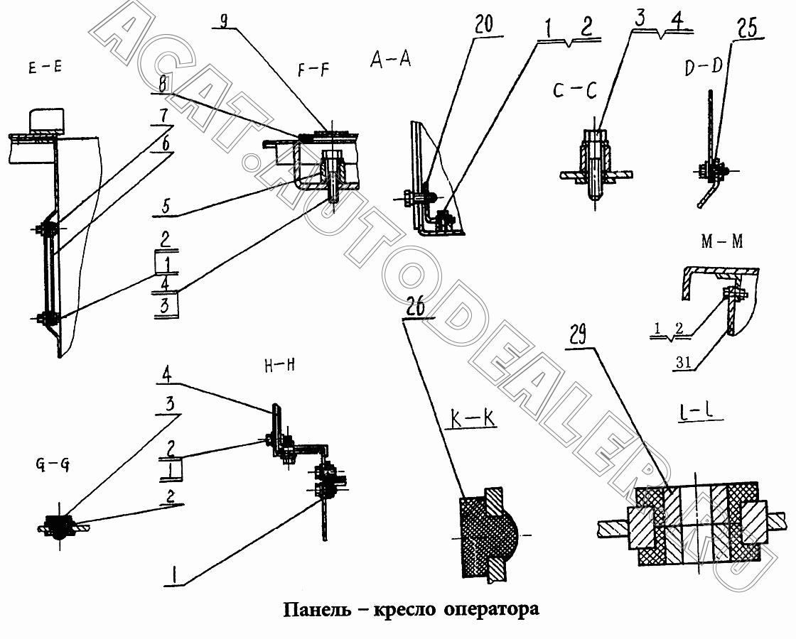 Балка пола в сборе 0T15162 для HBXG SD7