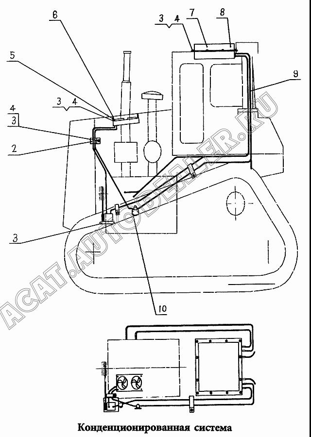 Суппорт кондиционера в сборе 0T48101 для HBXG SD7