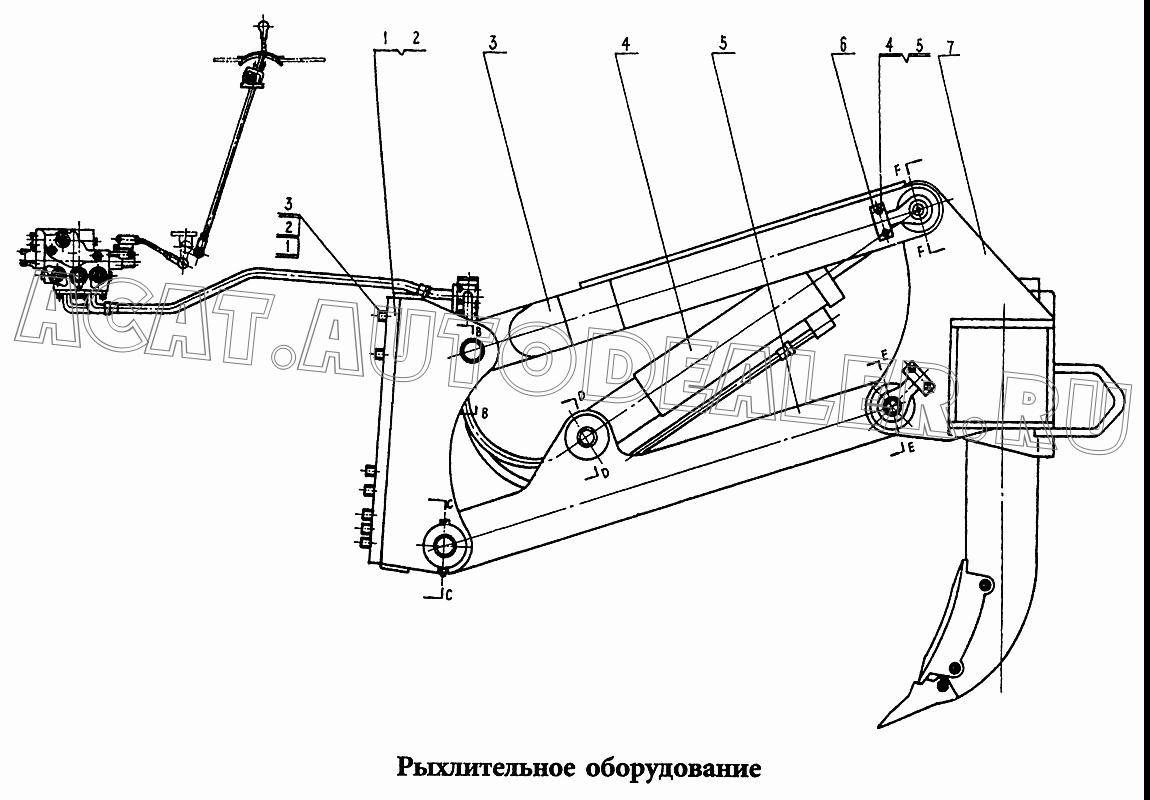 Суппорт левый 0T31001 для HBXG SD7