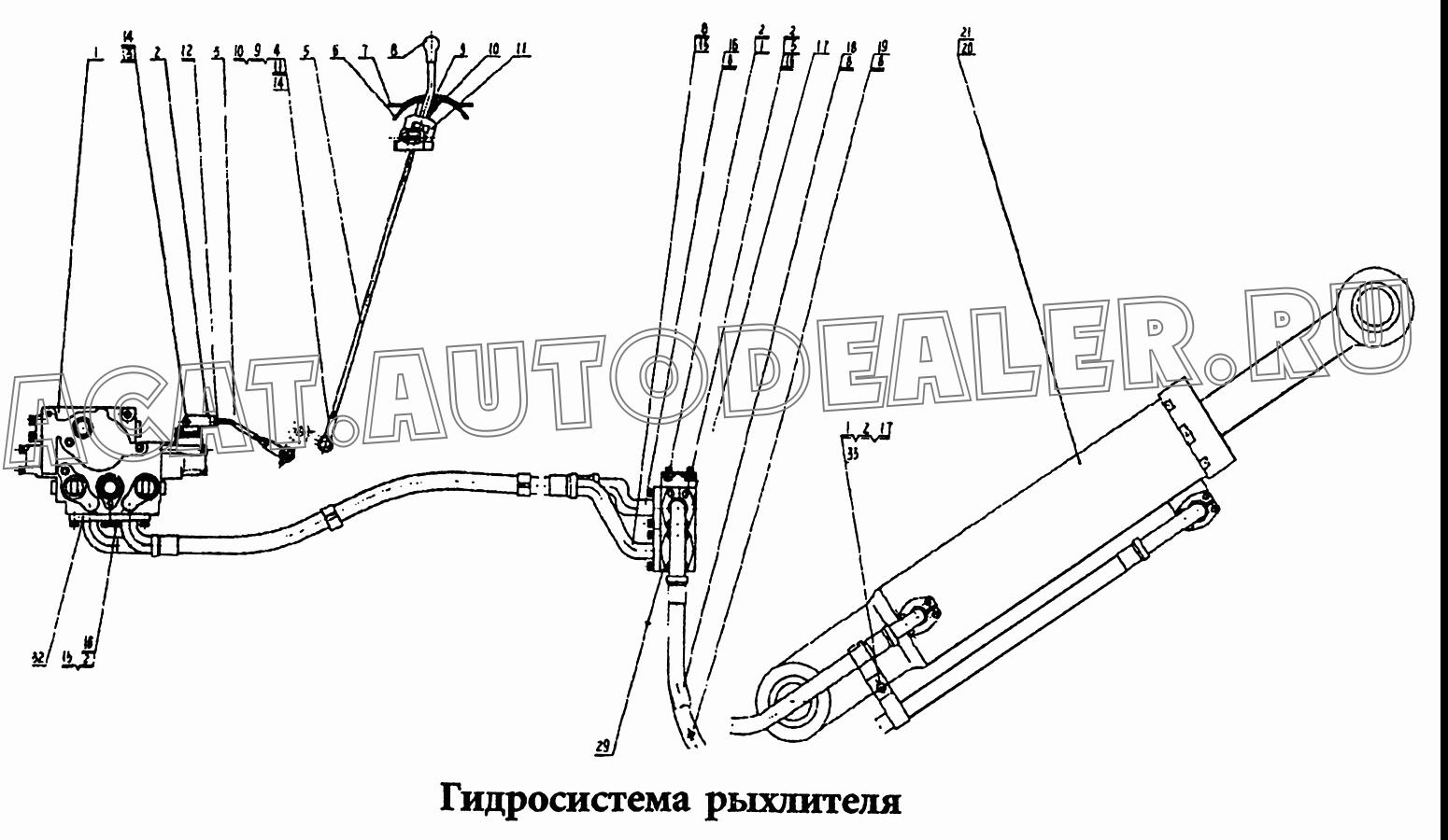 Рыхлительный реверсивный клапан в сборе 0T31087 для HBXG SD7