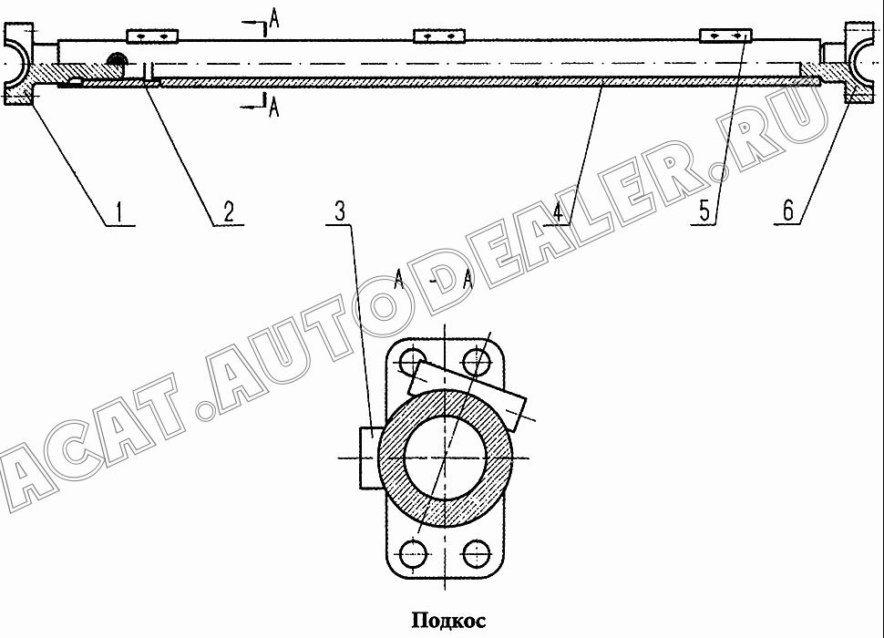 Соединительная труба 0T52039 для HBXG SD7
