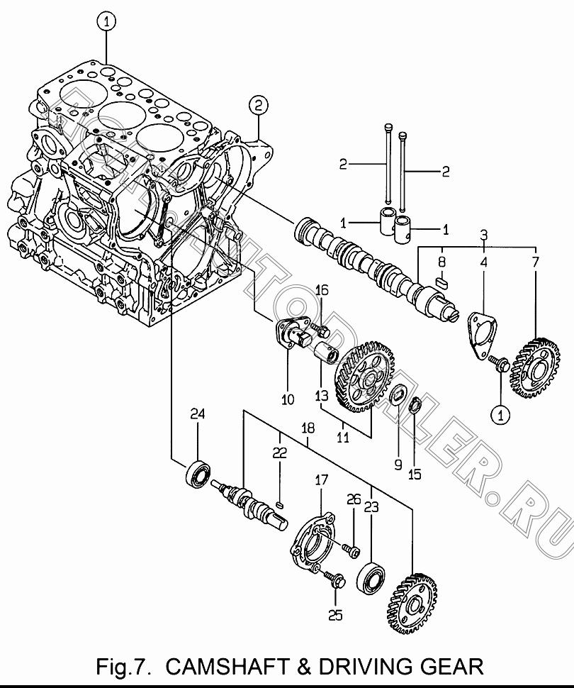 CIRCLIP 20 22242-000200 для Yanmar 3TNE68