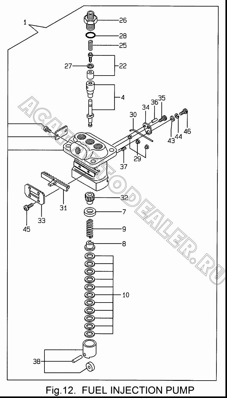 VALVE W/SEAT, DELIV. 119225-51300 для Yanmar 3TNE68