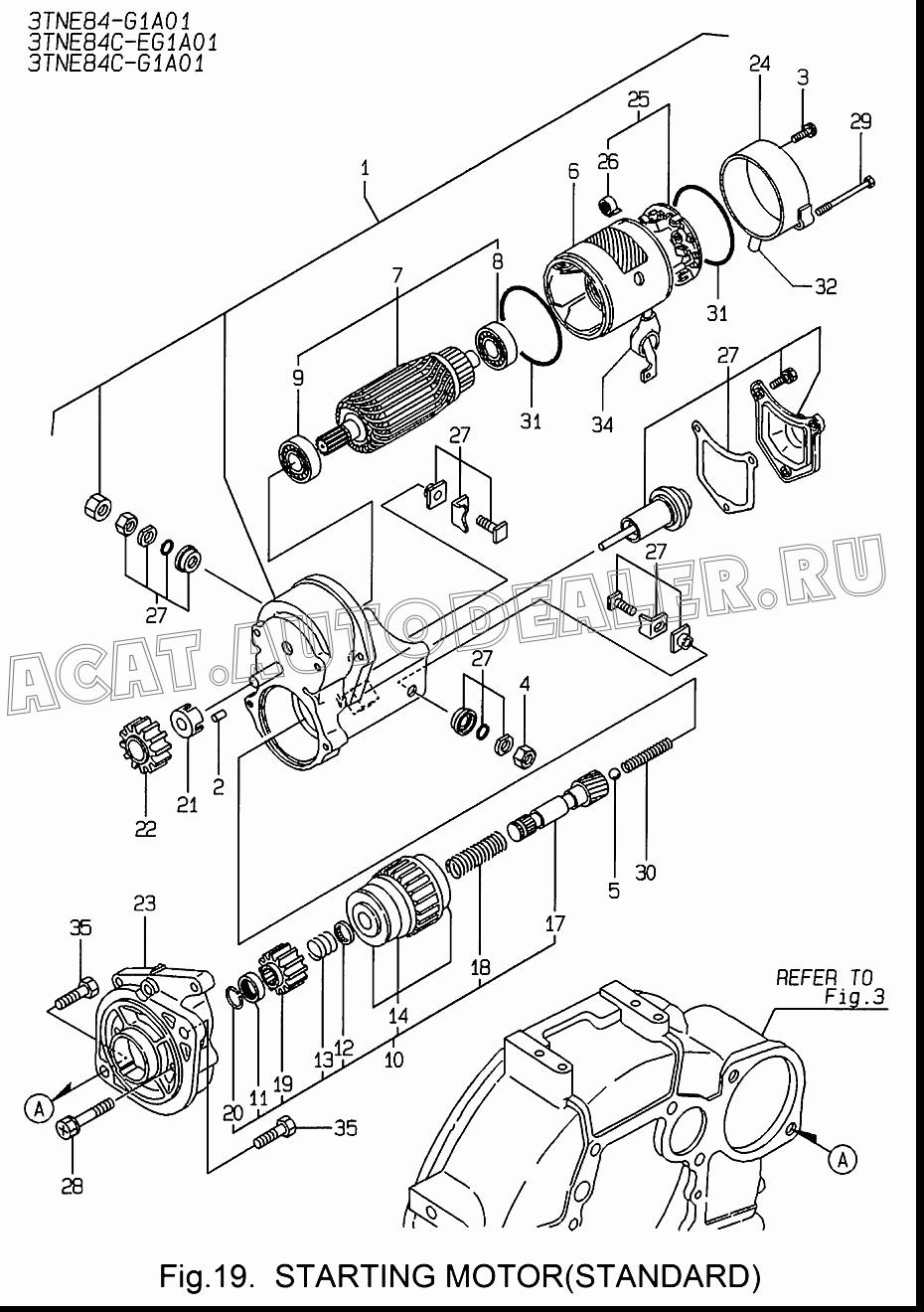 RING 129129-77430 для Yanmar 3TNE84