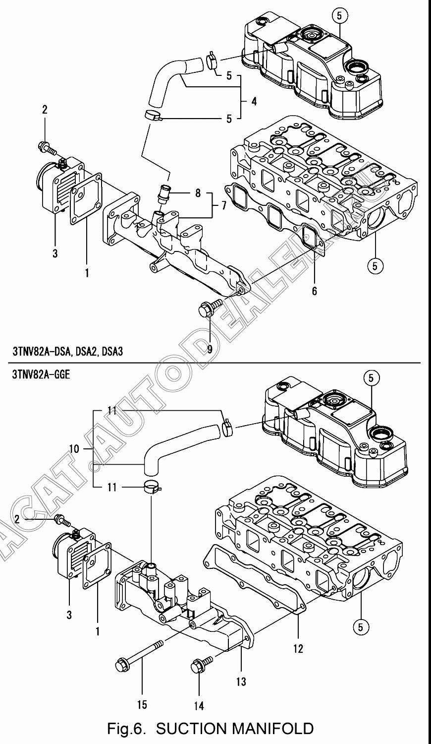 HOSE 129001-11340 для Yanmar 3TNV82A