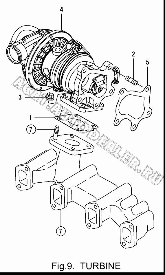 GASKET 129508-18080 для Yanmar 4TNV84T